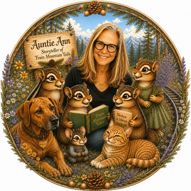 Auntie Ann, storyteller of Train Mountain Tails